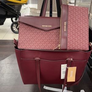 Michael Kors Maisie Large Pebbled Leather 3-in-1 Tote Bag